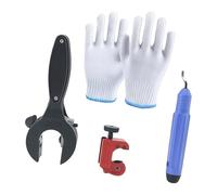 Efficient Ratchets Cutter for Various Pipe Ratcheting Tubing Cutter 8-29mm Universally Pipe Cutting Stainless Steel Ratchets Scissor