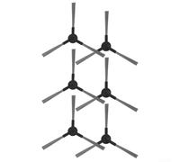 Efficient Replacement Side Brushes for Liectroux X6, For Puron PR12 PRO, 6 Piece Set for Enhanced Vacuum Performance