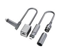 Efficient RJ45 cable connector. Two ways to use high compatibility for small satellites enhance stability networking connectors