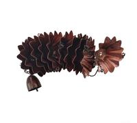 Efficient Roof Drainage Rain Chain for Villas and For Gardens Improving Rainwater Direction and Outdoor Space Appearance