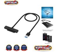 Efficient SATA to USB 3.2 Adapter with LED Status & Acronis Software for Cloning