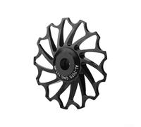 Efficient Shifting with Aluminum Alloy Guide Wheel Self Lubricating Properties, Suitable for Tensioning and Guiding (13T black)