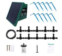 Efficient Solar Powered Drip Irrigation System for Gardens and Balconies with Adjustable Watering Duration and Frequency