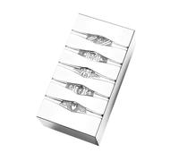 Efficient Steel Jewelry Tool Steel Texture for Star Pattern Engraving on Rings Facilitating Quick Crafting Processes Star Rings Mold