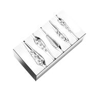 Efficient Steel Jewelry Tool Steel Texture for Star Pattern Engraving on Rings Facilitating Quick Crafting Processes Star Rings Mold