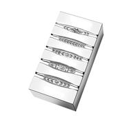 Efficient Steel Jewelry Tool Steel Texture for Star Pattern Engraving on Rings Facilitating Quick Crafting Processes Star Rings Mold