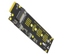 Efficient storage integrated NVME to EDSFF E1S converter card 1U enclosure