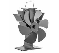 Efficient Stove Fan Heat Powered Fan Quiet And Low Maintenance Disperse Warm Air For Wood Log For Burner Porta Stove Heat Powered No Need Battery Or Electricity