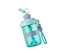 Efficient Straw Cup with Manual Stirring Function Portable Handle Leak Proof Design Sturdy PC Materials for Office Gym Outdoor Straw Cup with Handle
