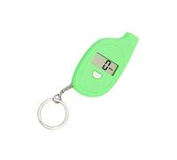Efficient Tire Gauge Air Pressure Tester Measuring Keychain Suitable For All Vehicles With Durability ABS Construction Tire Pressure Checker