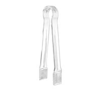 Efficient Tool. Versatile Plastic Ice Tongs for Effortless Ice Handling. Doubles the Cold in Your Summer Drinks. Wfq921 (Clear, 16 x 3.5 x 1.6 cm)