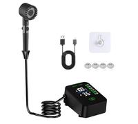 Efficient Travel Shower with Solar Charging Water Saving Design Backpacking Outdoor Shower with Large Water Container