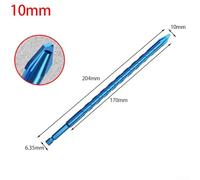 Efficient Triangle Drill Bit for Various Materials, 612mm Eccentric Design with Easy Chip Removal (10mm)