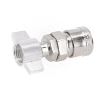 Efficient Truck Dust Blower Pneumatic Connector Offering Straight and Elbow Styles with Quick Integrated Fast Connection (Straight Through)