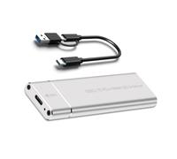 Efficient USB 3.1 to NVMe Enclosure Accelerate Data Transmission Access Your File Convenient for Travel Use