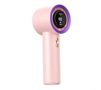 Efficient USB Mini Portable Fan with Safe Design, Great for Use in Libraries or Outdoor Events (S001 Fan - Pink)