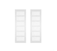 Efficient Ventilation Grilles for Furniture Aluminum Rust Resistant Grilles in 2/4/6 Packs for Better Airflow (2pcs)