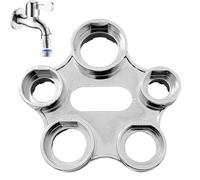 Efficient Water Flow Adjusting Tool, 10 in 1 Faucet Aerator Removal Tool, Multi-Use Faucet Aerator Key, Faucet Aerator Removal Wrench Tool for Easy Installation and Maintenance