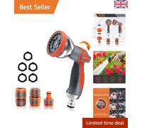 Efficient Watering with 10-Mode Garden Spray Gun & Quick Connect Accessories