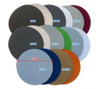 Efficient Wet and Dry Sanding Discs, 125mm Diameter with and Backing for Grits from 800 to 10000, Pack of Sixteen