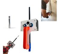 Efficient Wire Puller Cable Puller Tool, Fish Tape Wire Puller for Pipe Wiring, Max 0.8cm Cable Wire, Fishing Tools for Threading Machine, Residential, Commercial, Industrial Use (Orange×1)