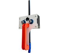 Efficient Wire Puller Cable Pulling Tool, Fish Tape Wire Puller for Conduit Wiring, 0.3inch Max Cable Wire Fishing Tools for Threading Machine Residential Commercial Industrial Use (Orange)