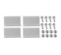 Efficient Z Style Solar Panel Mounts 4pcs Aluminum Brackets for Easy Installation on Various Surfaces