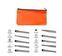 Efficiently Adjust Your Engine with This 10PCS Carburetor Screwdriver Set Perfectly Crafted Tools for Motorcycle and Lawnmower Care (Yellow Bag Set)