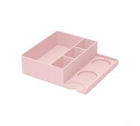 Efficiently Brew Your Favorite Espresso with the Combination of a Silicone Tamp Mat and Knock Box (Pink)