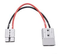 Efficiently Charge Your Batteries with the For Anderson Connector Waterproof Truck Cable Rated at 50A, 0 98ft (8AWG)