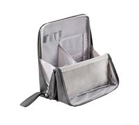 Efficiently Designed Makeup Bag with Waterproof Features and Multiple Storage Compartments for Essentials (Gray)