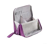 Efficiently Designed Makeup Bag with Waterproof Features and Multiple Storage Compartments for Essentials (Purple)