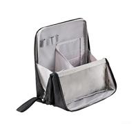 Efficiently Designed Makeup Bag with Waterproof Features and Multiple Storage Compartments for Essentials (Black)