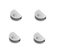 Efficiently Install Your Glass with These Sturdy Stainless Steel Clamp Clips Set of 4 Supports Available Now (L)