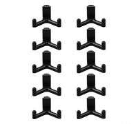 Efficiently Organize Your Garage Tools with Sturdy Plastic Hooks Designed for Use in For Lifetime Sheds (10pcs)