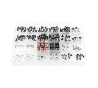Efficiently Organized Momentary Tactile Switch Kit Contains a Total of 240 Pieces Across Multiple Variants