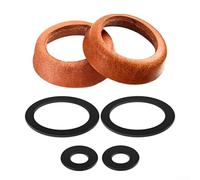 Efficiently Replace Pump Seals with this Set for Model 75 Hand Pump Includes 2 Gaskets and 4 Rings (brown+black)