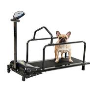 Efficieran Dog Treadmill for Small/Medium Dogs, Electric Pet Running Machine with Quiet Motor, Adjustable Speeds, Safety Fence, Indoor Training Equipment