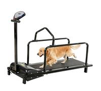 Efficieran Dog Treadmill, Indoor & Outdoor Use with Display, Adjustable Speeds, Quiet Operation, Pet Running Machine for Small/Medium Dogs, 80 kg Capacity