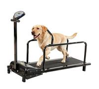 Efficieran Dog Treadmill, Slatmill for Dogs with Safe Indoor Design, Adjustable Speeds, Display Screen, Quiet Motor, Pet Running Machine for Small/Medium Dogs