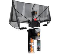 Efficieran Table Tennis Machine with Recycling Net Automatic Ping Pong Robot for Professional Solo Training Equipment with 9 Spin Modes and Remote Control to Improve Skills