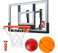 Efficraft Mini Basketball Hoop, Adjustable Indoor Wall Mount, Silent Ball
