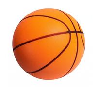 Efficraft Silent Basketball, Soft Foam Indoor Dribbling Ball, Orange