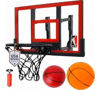 Efficraft Wall Mount Mini Basketball Hoop Set, Adjustable Indoor with Ball