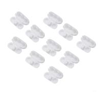 EffiFish 10 Pcs White Plastic Blind Pull Cord Connector Clips for Roller Roman Vertical Chains, Standard Size 10 Ball Chain Buckle for Home(10pcs)