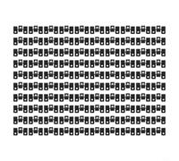 EffiFish 100 Pcs Black Decking Clips Stainless Steel, Fastener System for 7mm to 10mm Composite Boards, Outdoor Fixings(9mm)