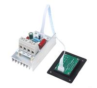 EffiFish 10000W Digital Voltage Regulator AC 220V High Power SCR Controller with Heatsink for Furnace Lamp Dimmer Motor Control