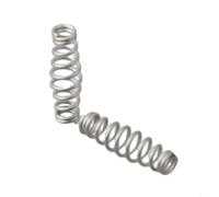 EffiFish 100Pcs Stainless Steel Hook Spring Bait Feeder Lure Trap Accessories for Enhanced Catch Success in Fresh and Saltwater Silver(S)