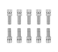 EffiFish 10pcs Misting Nozzle, 6Mm Fast Connect Mist Fog Sprayer Spray Nozzles Gardening Water Plants And Cool Greenhouses(0.8mm)