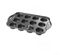 EffiFish 12 Hole Square Muffin Tin Thickened Carbon Steel(B)